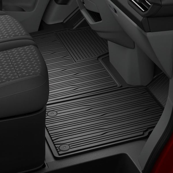 Lot De 2 Tapis De Sol Avant Velours Noir Pour Ford Focus MK2/II (2003-2010) – Renforcé Pédales, Base Caoutchouc, épaisseur 7mm
