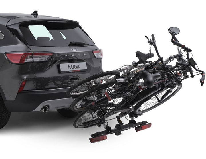 Porte-vélos Uebler sur attelage X31-S inclinable pour 3 vélos