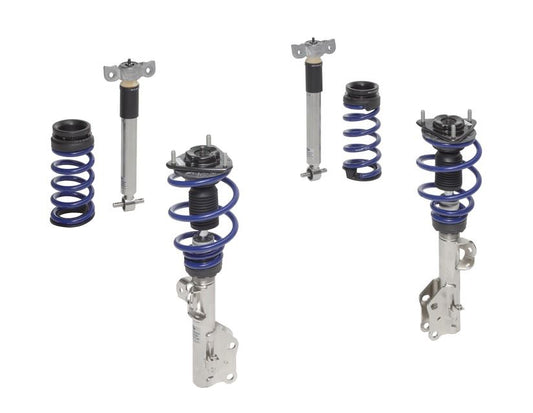 Originale Ford Mustang Kit de suspension avec ressorts hélicoïdaux sur amortisseurs acier inoxydable avec ressorts laqués en bleu Ford Performance