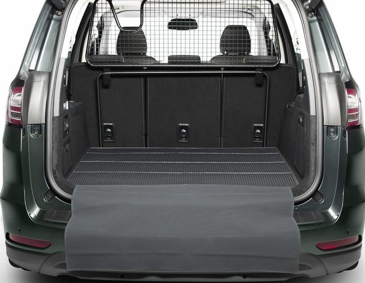 Tapis de coffre reversible et dépliable noir pour Ford Galaxy