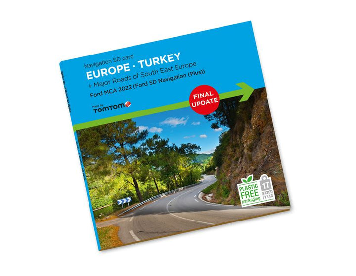 TomTom* Mise à jour cartographique pour système de navigation Ford avec écran tactile 7'