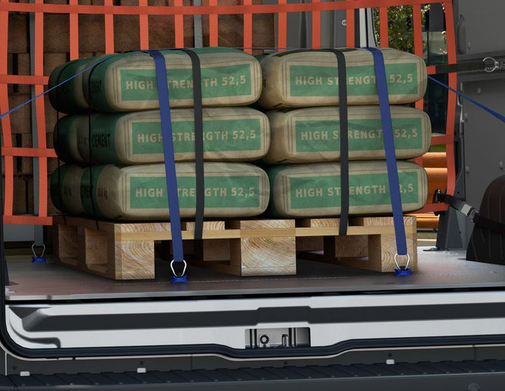 Anneaux d’arrimage du chargement bleu pour Ford Transit/Transit