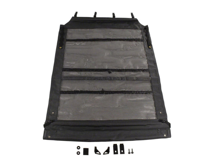 Rideau pare-soleil Bimini mailles souples noir pour Ford Bronco