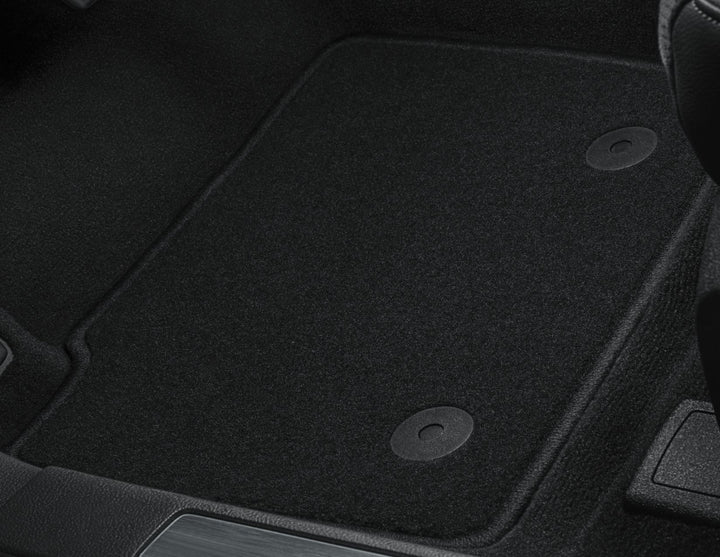 Tapis de sol en moquette avant noir pour Ford Mondeo à partir de 09/2014