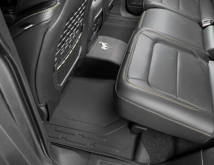 Tapis de sol en caoutchouc avant et arrière noir pour Ford Bronco