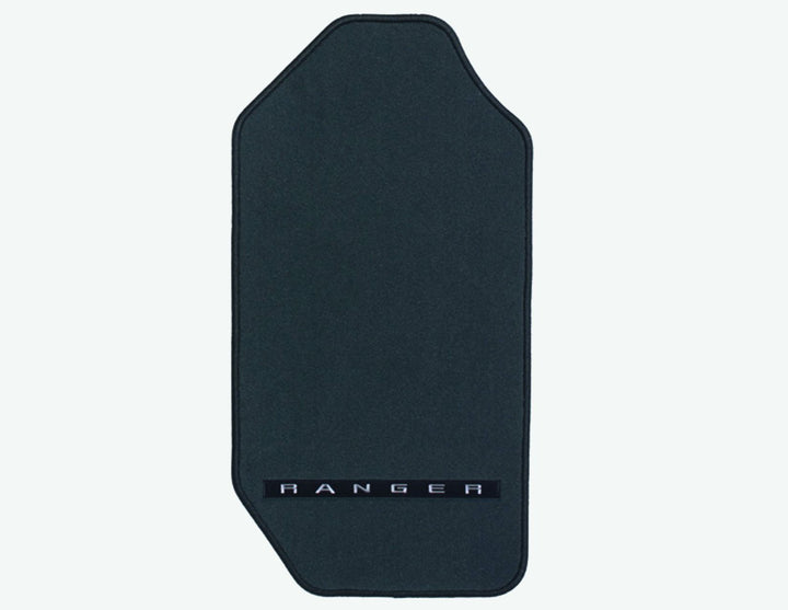 Tapis de sol en velours avant noir pour Ford Ranger 01/2012-06/2022