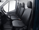 Housse de siège ACTIVline siège conducteur similicuir noir pour Ford Transit