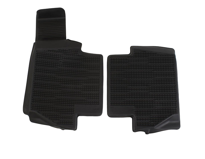 Ford Tapis de sol en Caoutchouc antidérapant arrière noir Jeu de 2 avec rebords