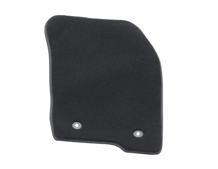 Tapis de sol velours Premium avant et arrière noirs pour Ford S-MAX