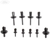 Ford C-Max Mk2 Grand C-Max Lot de 10 Clips de Fixation de Bavette