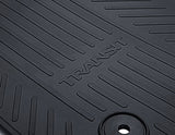 Ford Tapis de sol en Caoutchouc avant noir avec logo Transit et fixations