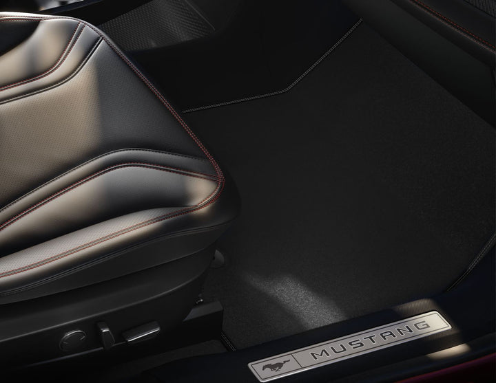 Tapis de sol velours Premium avant noir pour Ford Mustang Mach-E