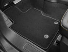 Tapis de sol en velours avant et arrière noir pour Ford Bronco