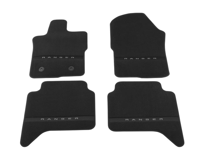 Tapis de sol en moquette pour Ford Ranger à partir de 06/2022