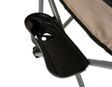 Chaise de camping ARB avec sac de transport noire et beige