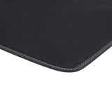 Tapis de sol velours Premium arrière, noirs avec surpiqûres grises
