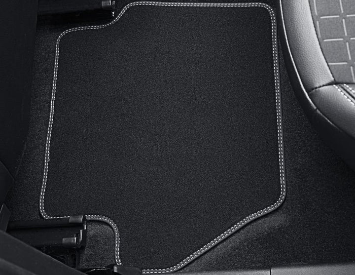 Tapis de sol en velours arrière gris métal pour Ford Fiesta/Puma