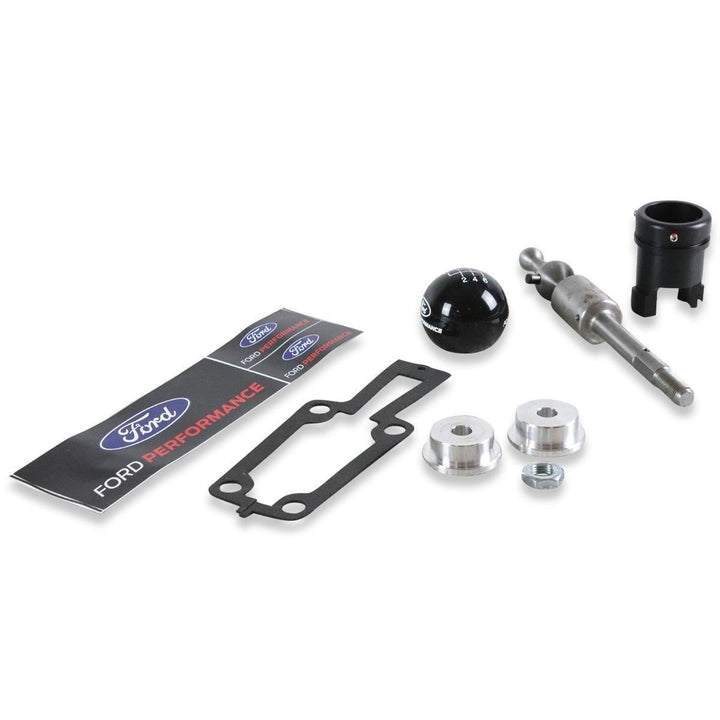 Kit de levier de vitesse Performance avec pommeau de levier de vitesse en fibre de carbone noir et logo Ford Performance
