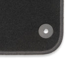 Tapis de sol en velours avant et arrière noir pour Ford Bronco