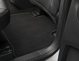 Tapis de sol en velours arrière noirs pour Ford S-MAX/Galaxy