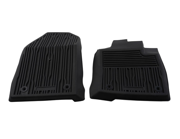 Tapis de sol en caoutchouc avant noirs pour Ford Transit Courier