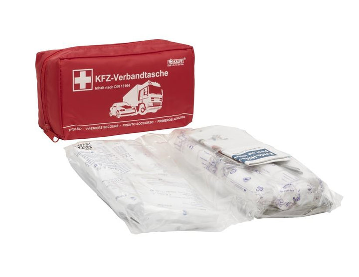 Kalff* Trousse de premiers secours dans un sac en nylon rouge,Nano