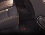 Tapis de sol en velours arrière noir pour Ford Ranger 01/2012-06/2022