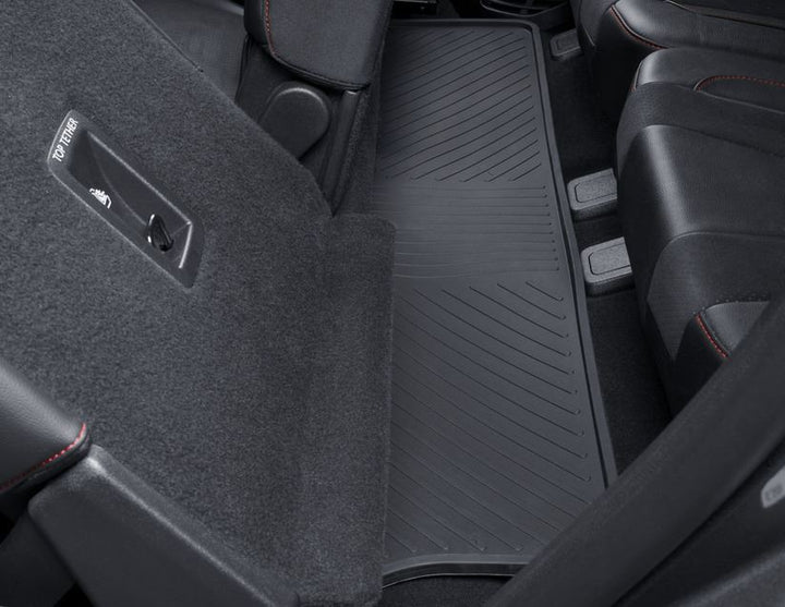 Ford Tapis de sol noir arrière en caoutchouc pour Ford Galaxy et S-Max