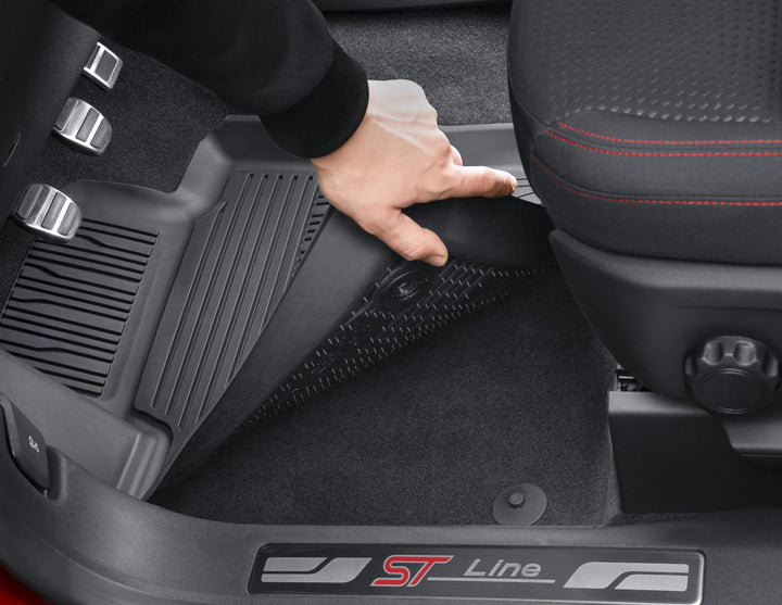 Ford Tapis sol Caoutchouc type rebords avant noir (Kuga 12/2019 – jusqu'à aujourd'hui)