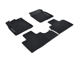 Tapis de sol en caoutchouc avant et arrière noir pour Ford Mustang Mach-E