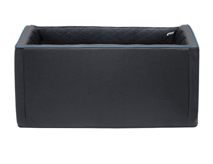 Puma padsforall®* Tapis de voyage pour animaux en cuir PU noir avec passepoil bleu, taille : XS 2019-