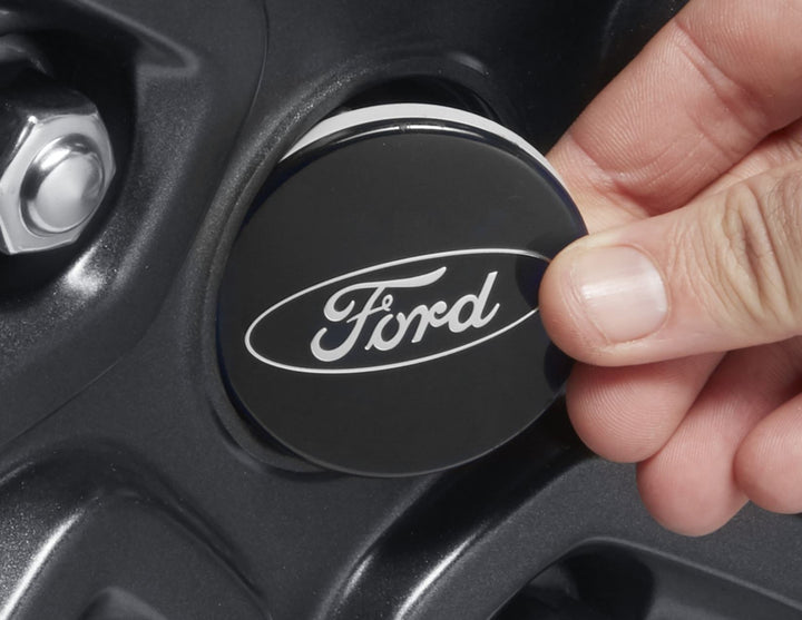 Originale Ford Enjoliveur de moyeu Noir brillant,avec logo Ford
